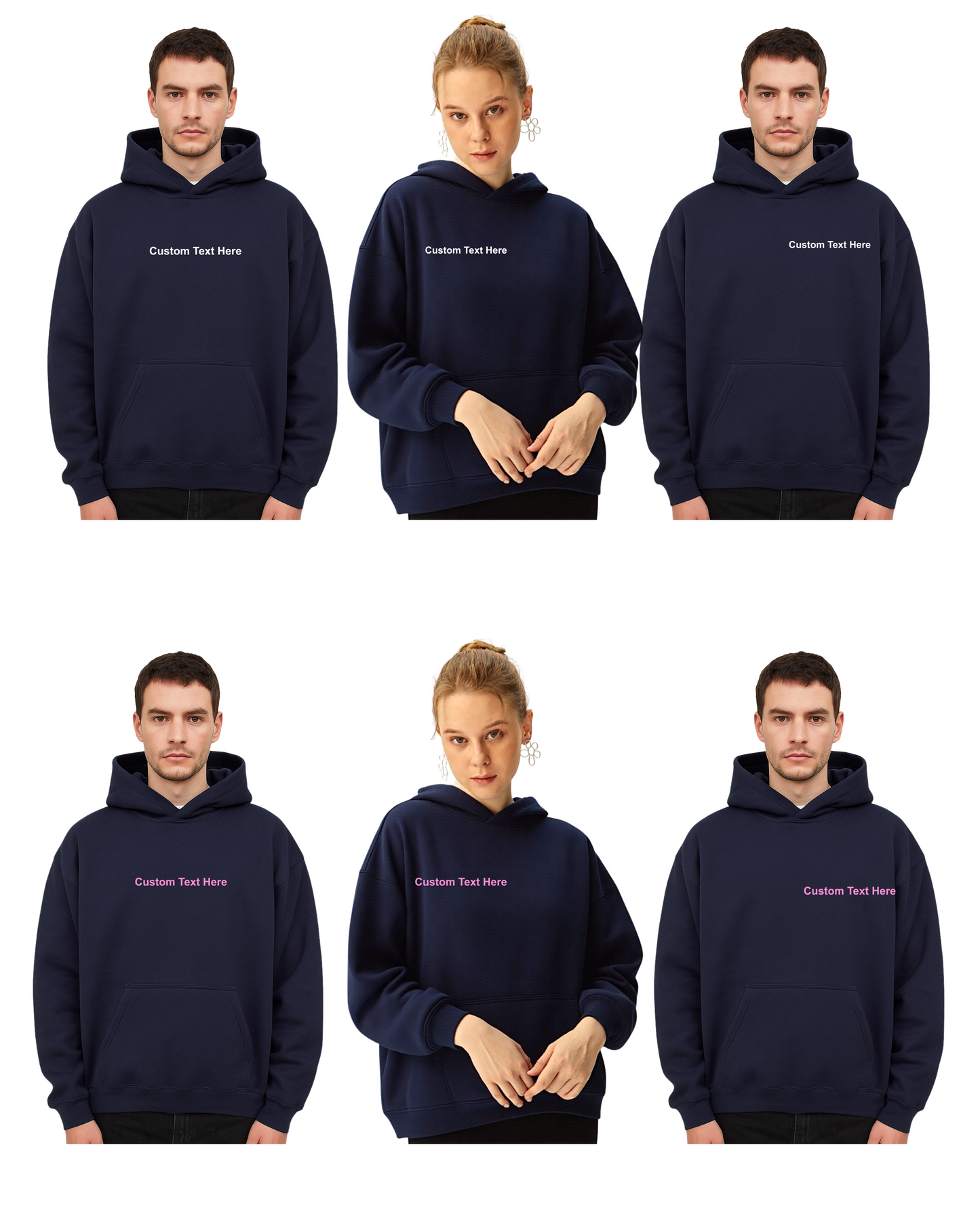 Custom Text Premium Hoodie