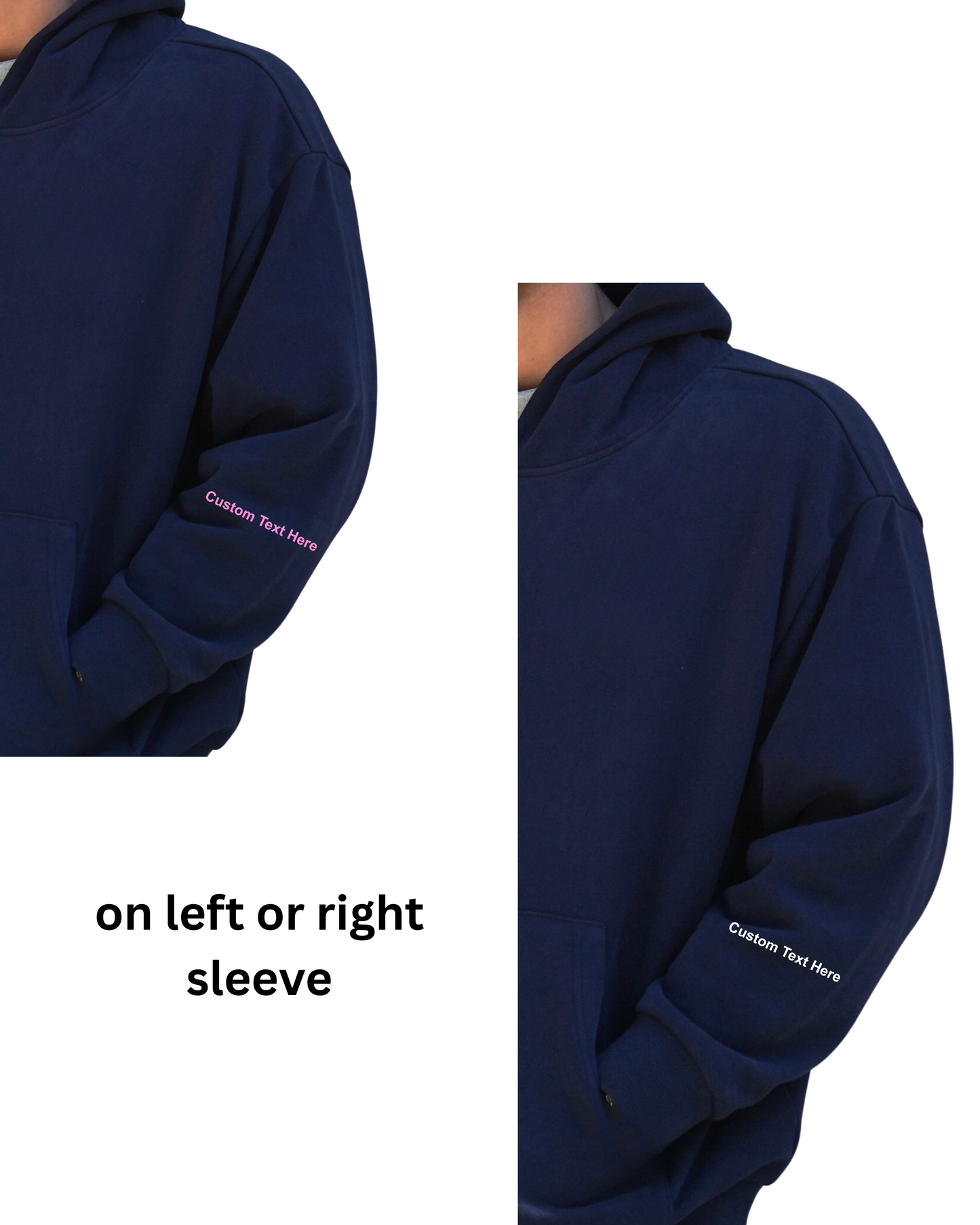 Custom Text Premium Hoodie