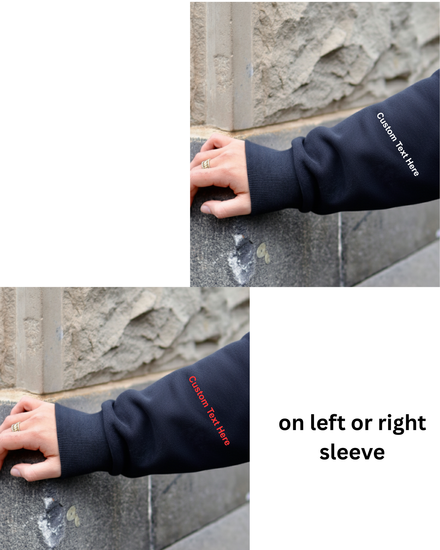 Custom Text Premium Hoodie