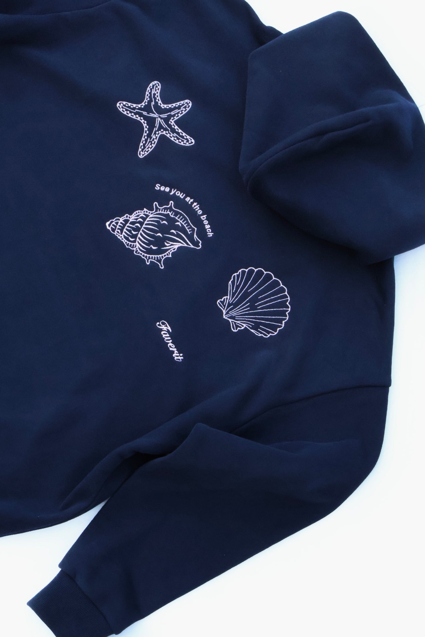 Beach Days Hoodie - Navy