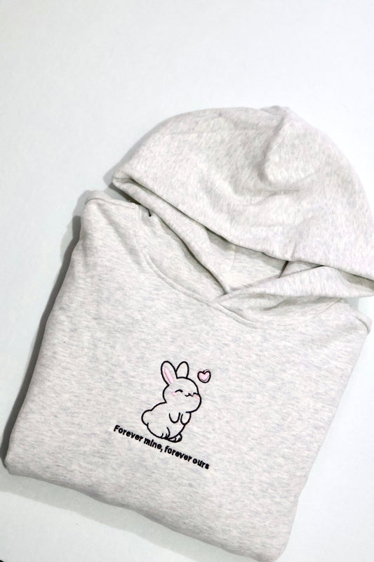 Grey Bunny Hoodie – Imperfect Heart - Size S