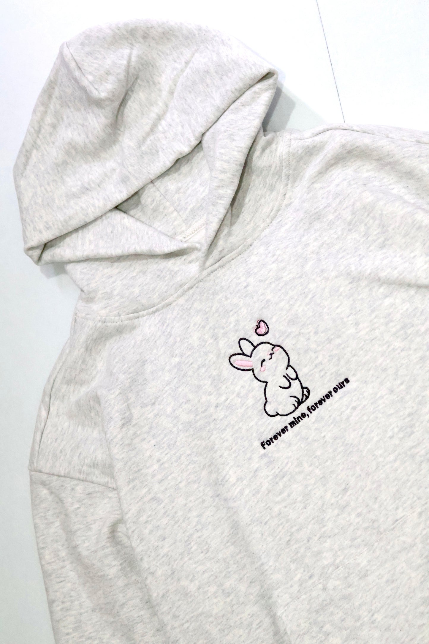 Grey Bunny Hoodie – Imperfect Heart - Size S