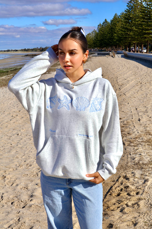 Beach Days Hoodie - Grey