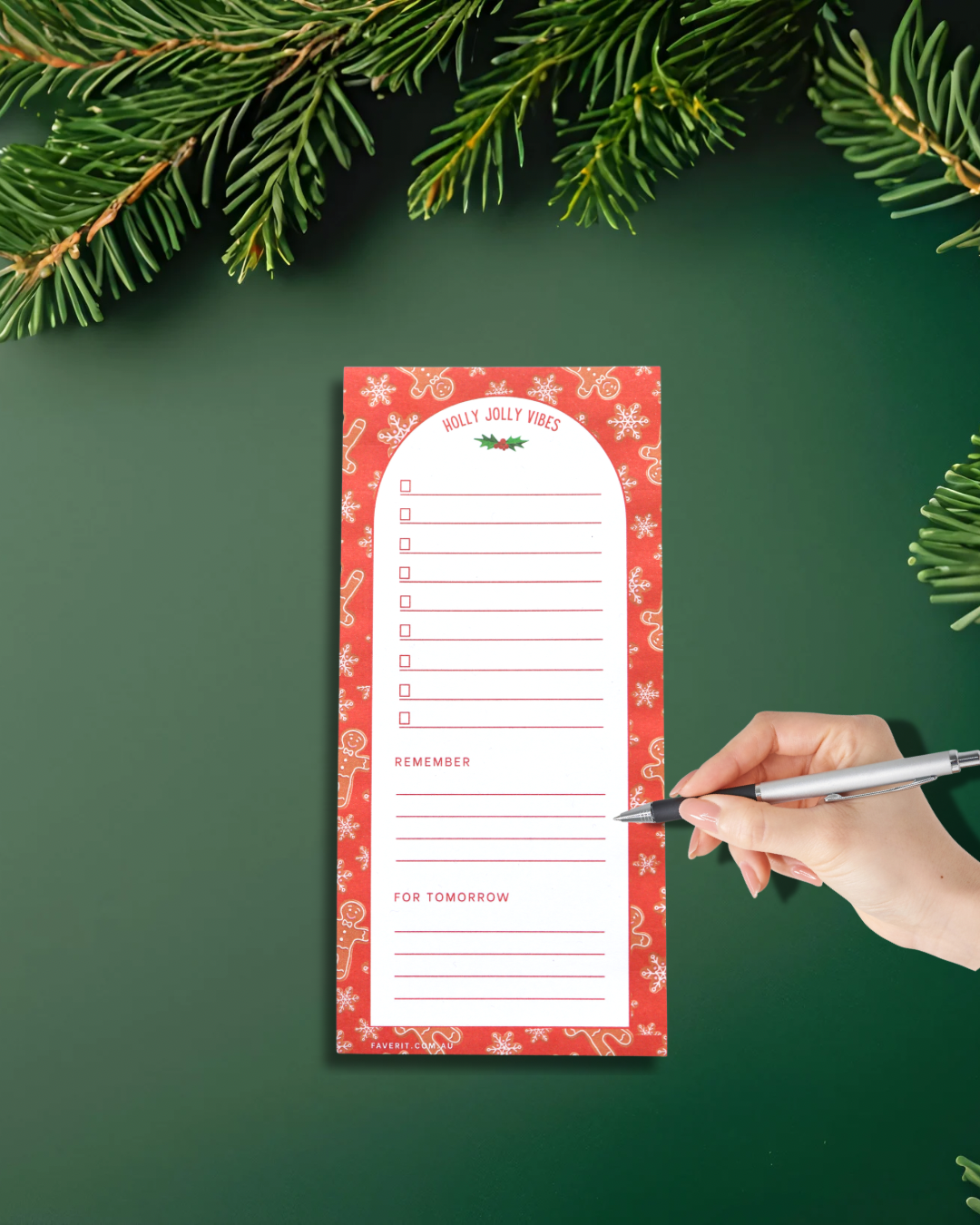 Personalized - Christmas Cookies Notepad