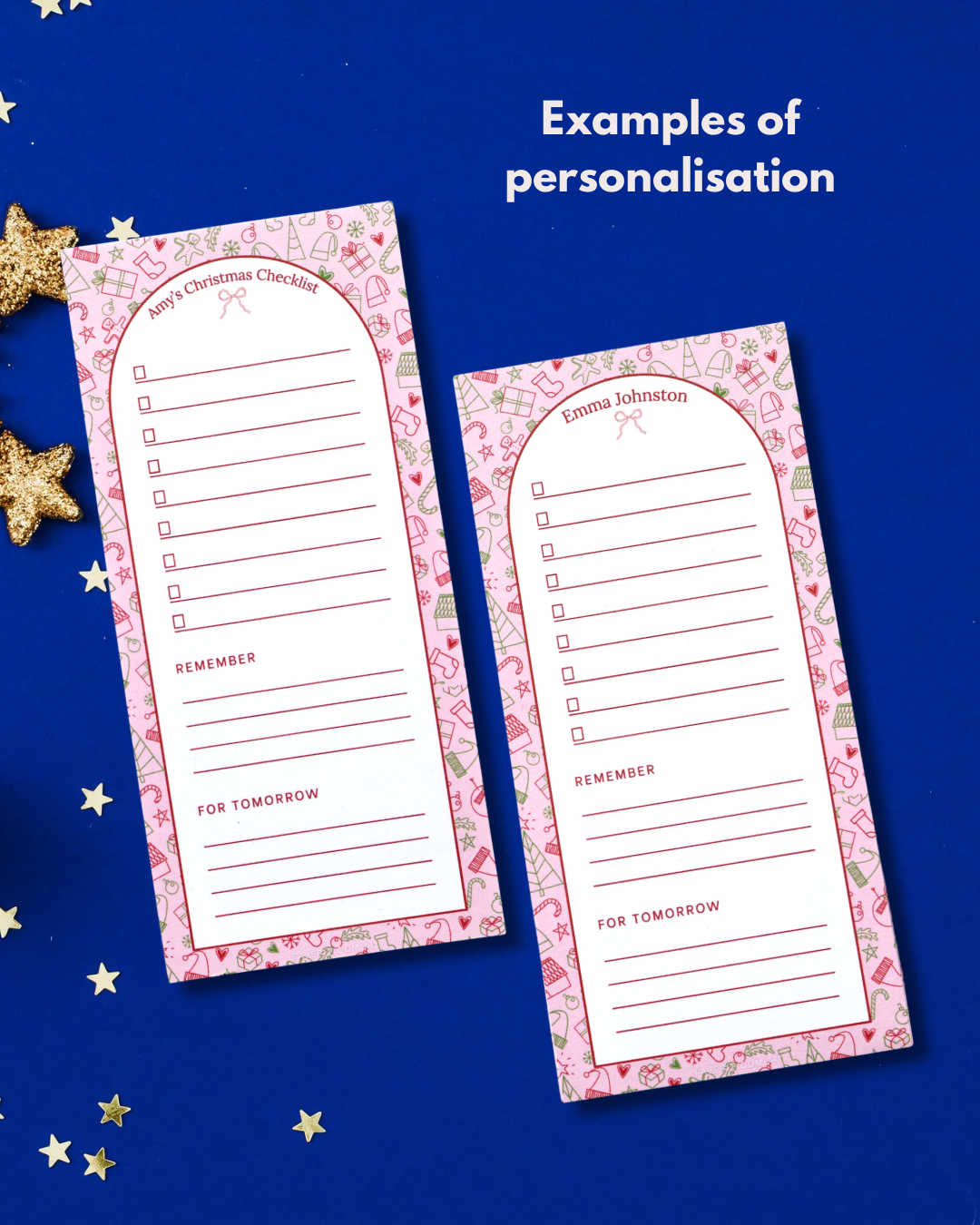 Personalized - Christmas Doodles Notepad