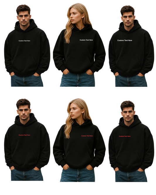 Custom Text Premium Hoodie