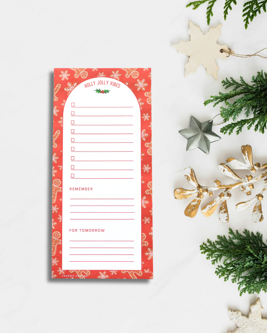 Christmas Cookies Notepad
