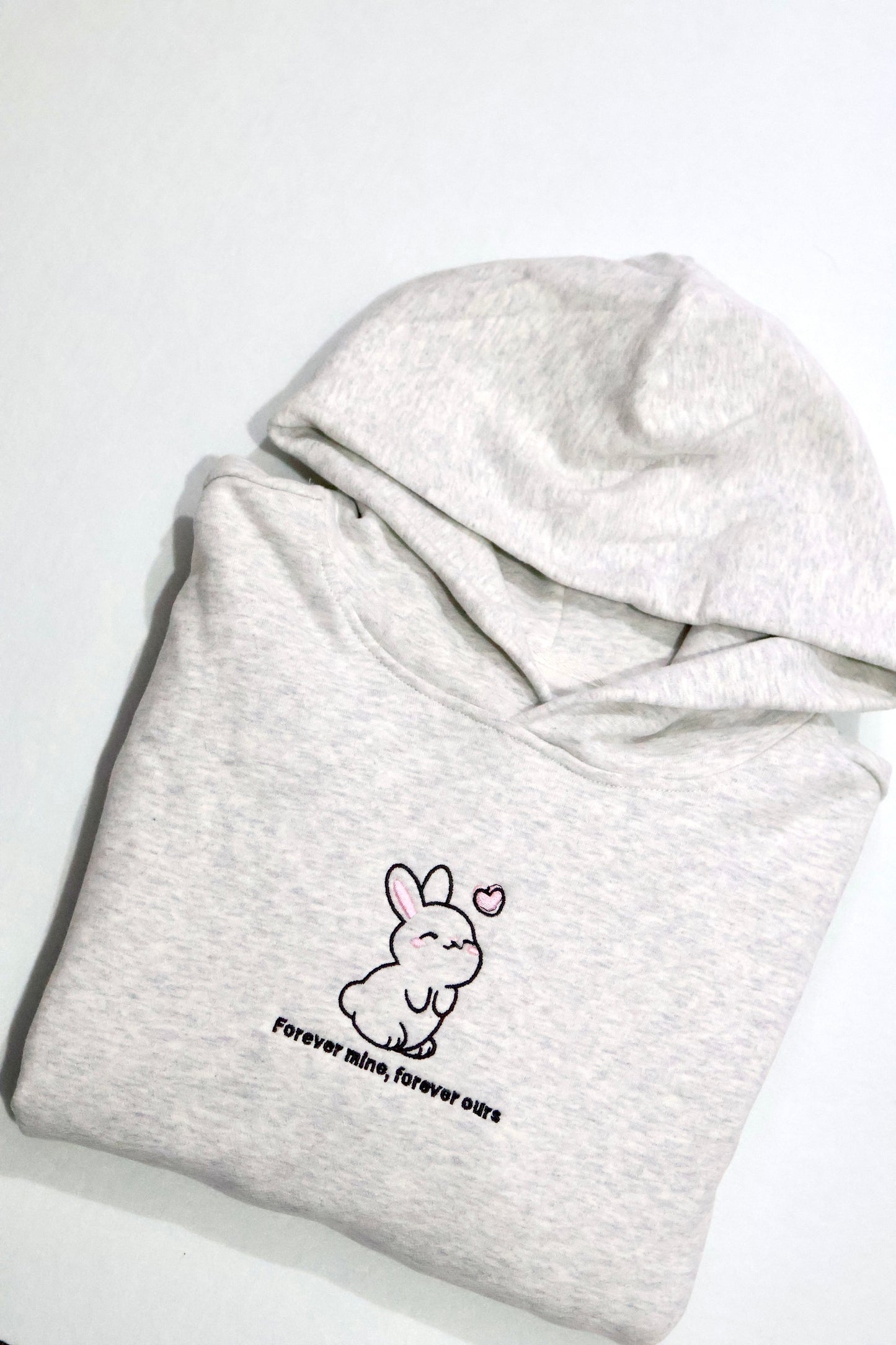 Grey Bunny Hoodie – Imperfect Heart - Size S
