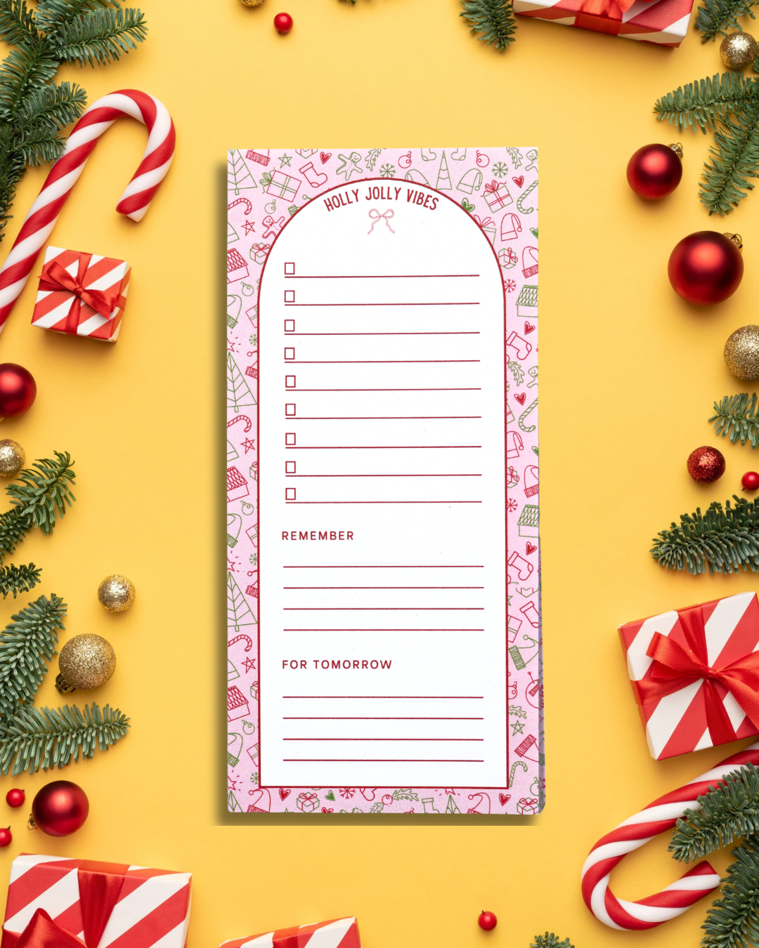 Christmas Doodles Notepad