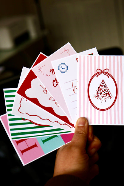 Christmas Mini Prints - Pack of 8