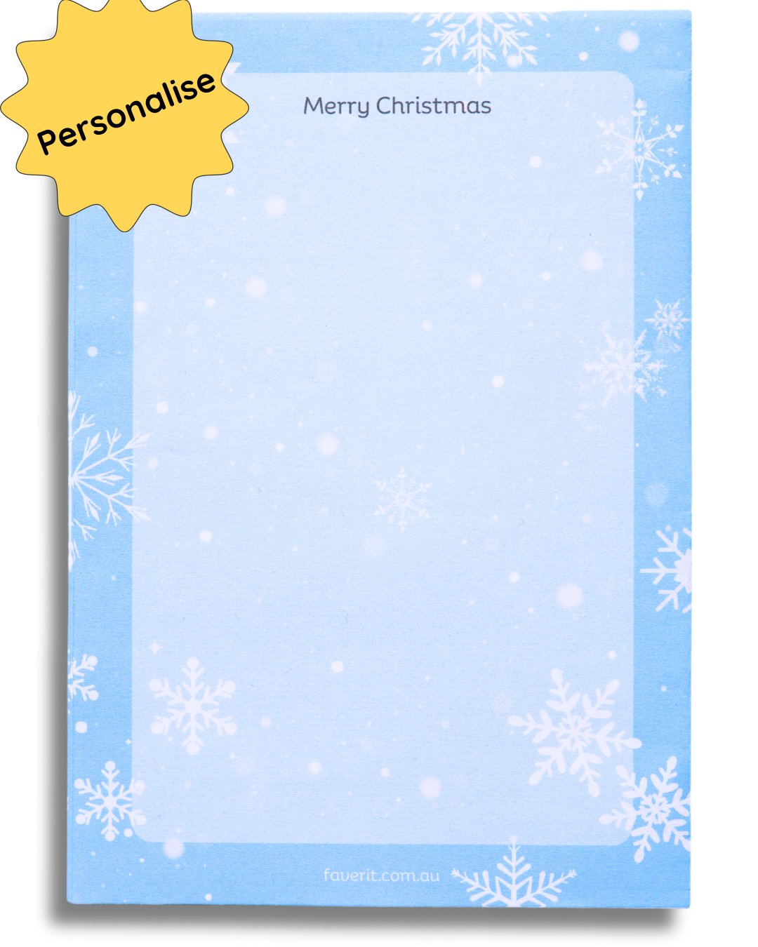 Personalized - Merry Moments Notepad