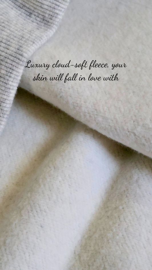 Heavyweight Premium Boxy Grey Fleece Hoodie