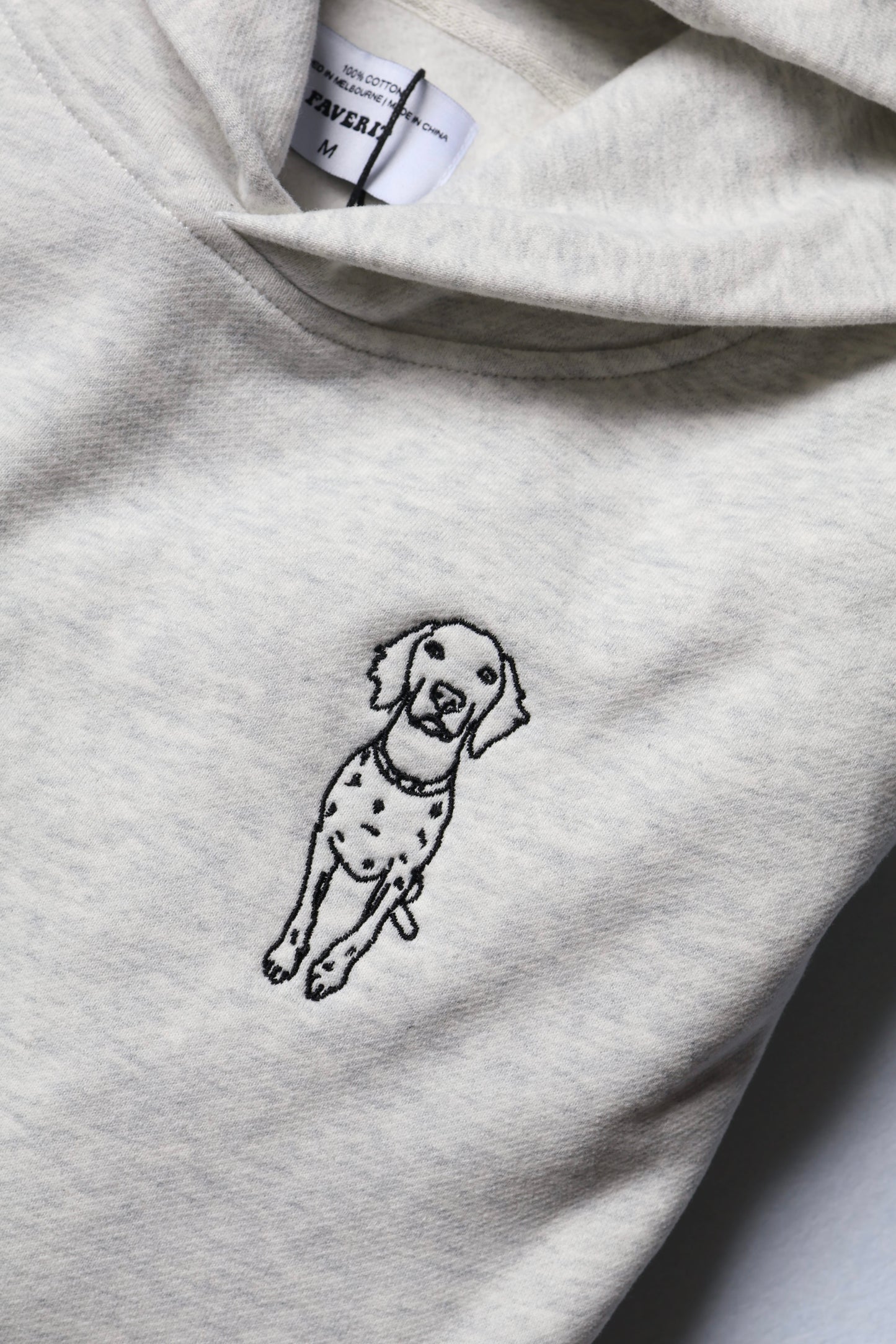 Custom Pet Embroidered Hoodie – 100% Cotton, Heavyweight & Personalised in Australia